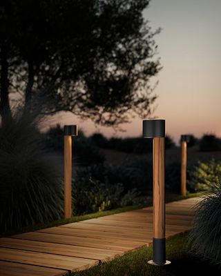 Luce&amp;Light Intono B Wood Pollerleuchte