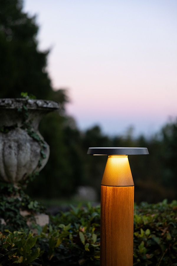 Luce&amp;Light Olo Wood Pollerleuchte