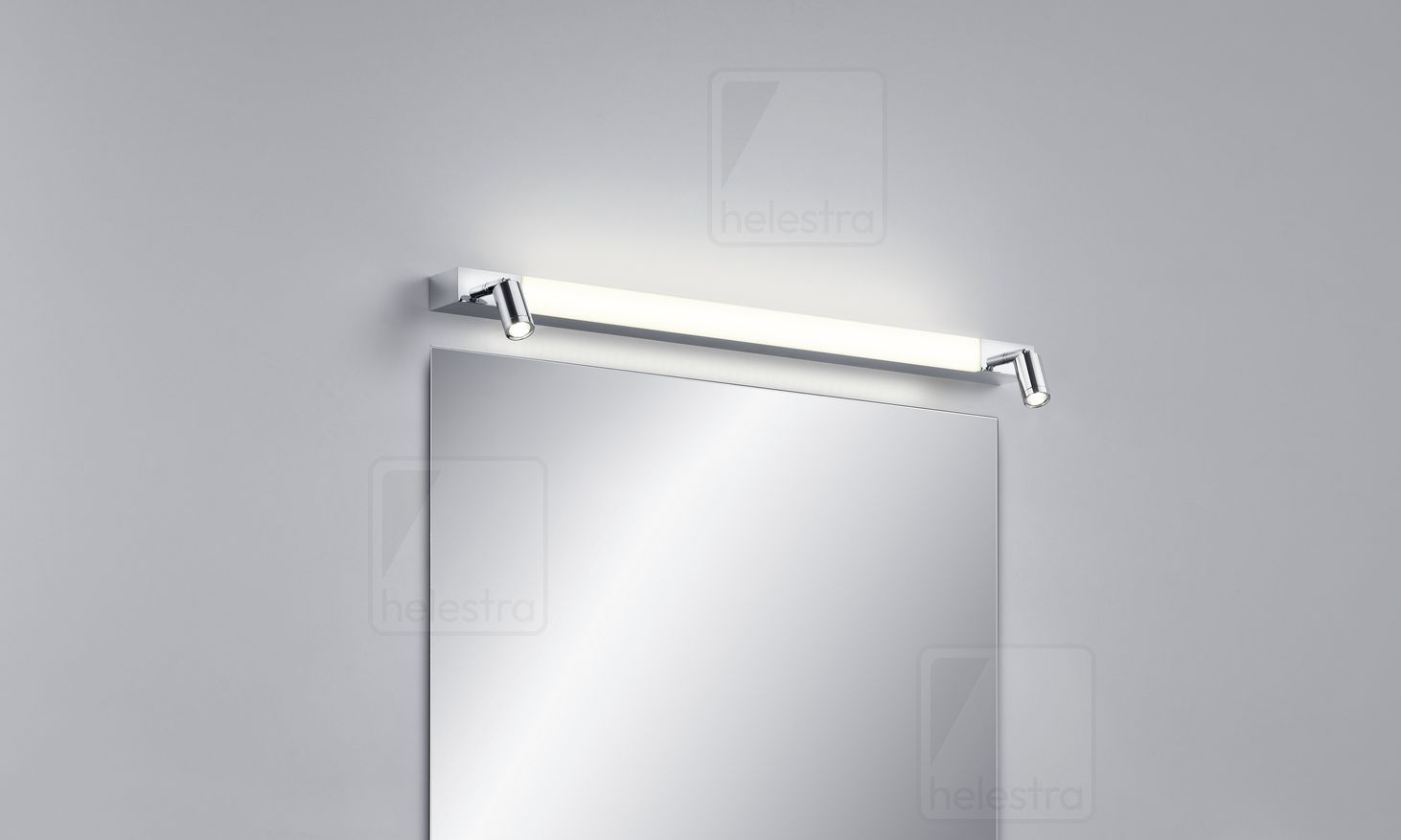Helestra NERO Wandleuchte, Länge: 600mm, Farbe: chrom