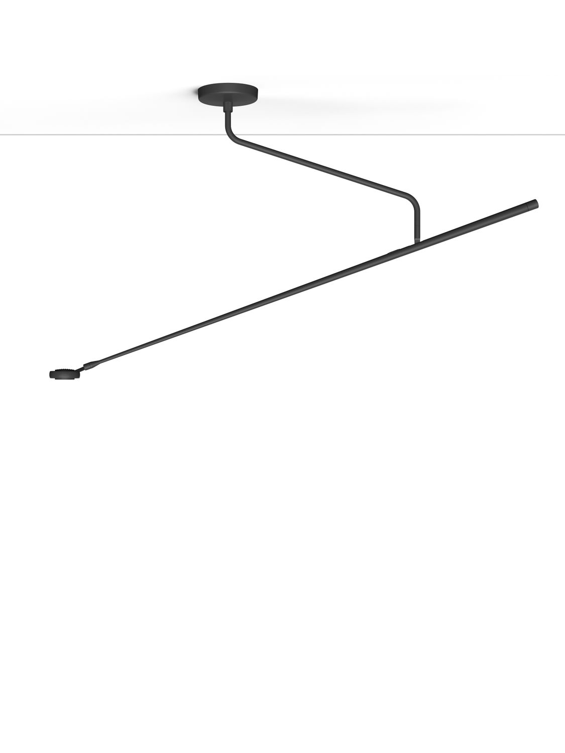 Rotaliana Ibis H1 Deckenleuchte, Farbe: mattschwarz, Lichtfarbe: 2700K warmweiss, Ausstrahlwinkel: 15°