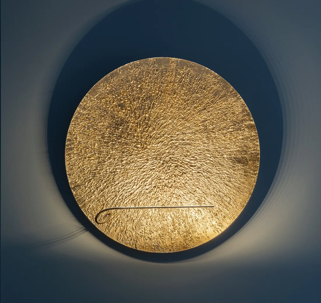 Catellani &amp; Smith Stchu-Moon Bellatrix Wandleuchte, Variante: Mod. A - radiale Linien