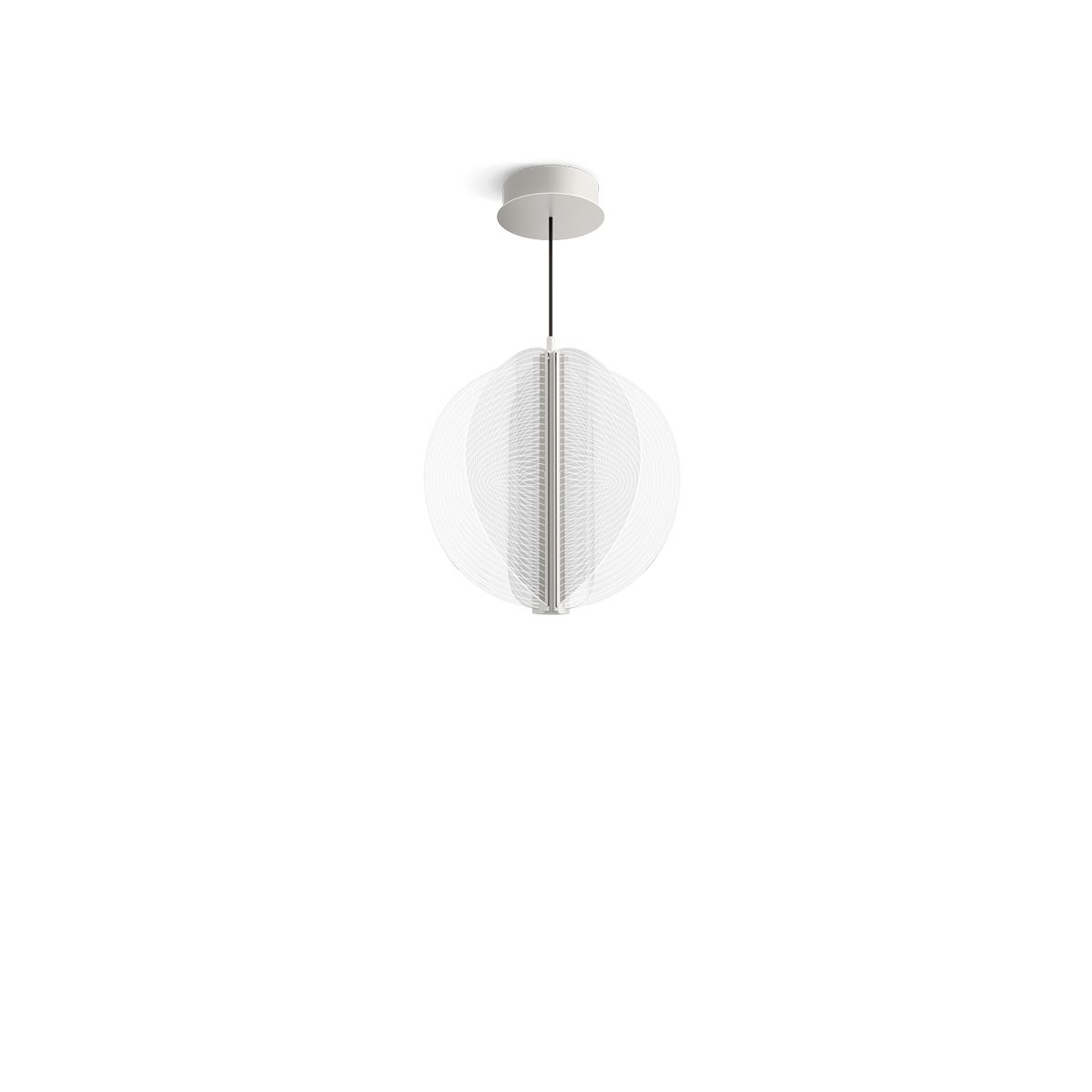 Stilnovo Papylia Pendelleuchte, Grösse: 407mm, Farbe: poliertes weiss