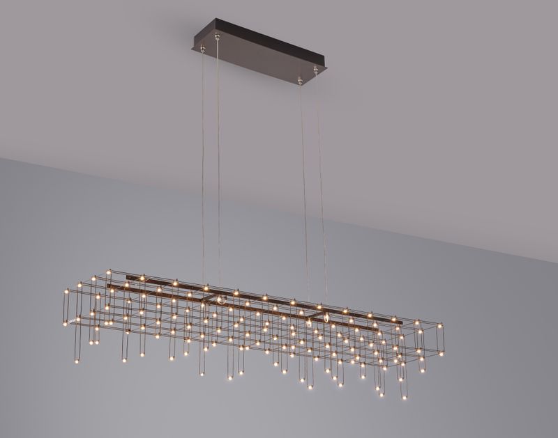 Quasar Cosmos Square with Drops Pendelleuchte