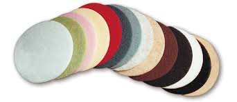 3M Polyesterpad Fiber Ø380mm Krt. à 5 Stk. schwarz