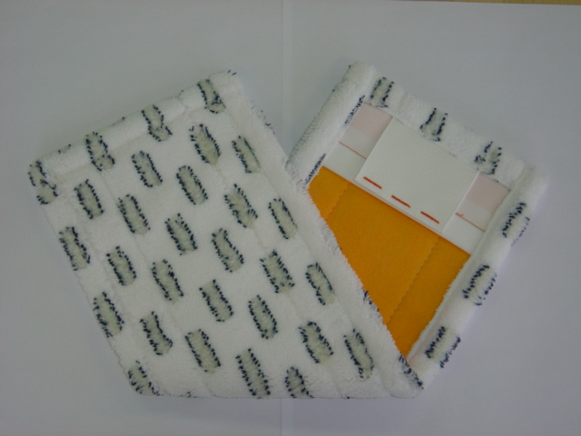 Abrasiv Flachmopfranse blau/weiss Laschen/Taschen 50 cm
