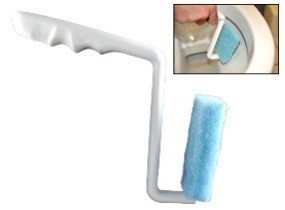 WC- Randreiniger Profi Starterkit 1 Handgriff und 5 Ersatzpad