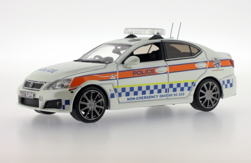 J COLLECTION - LEXUS IS-F &quot;HUMBERSIDE UK POLICE 2009 - 1/43
