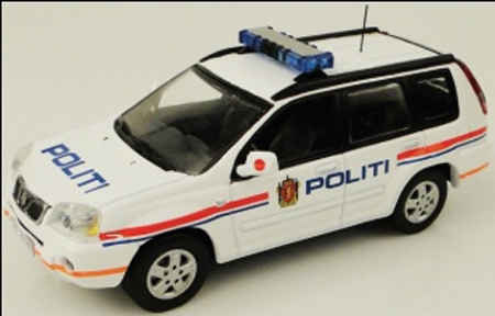 J COLLECTION - NISSAN X-TRAIL NORWAY POLICE 2006 - 1/43