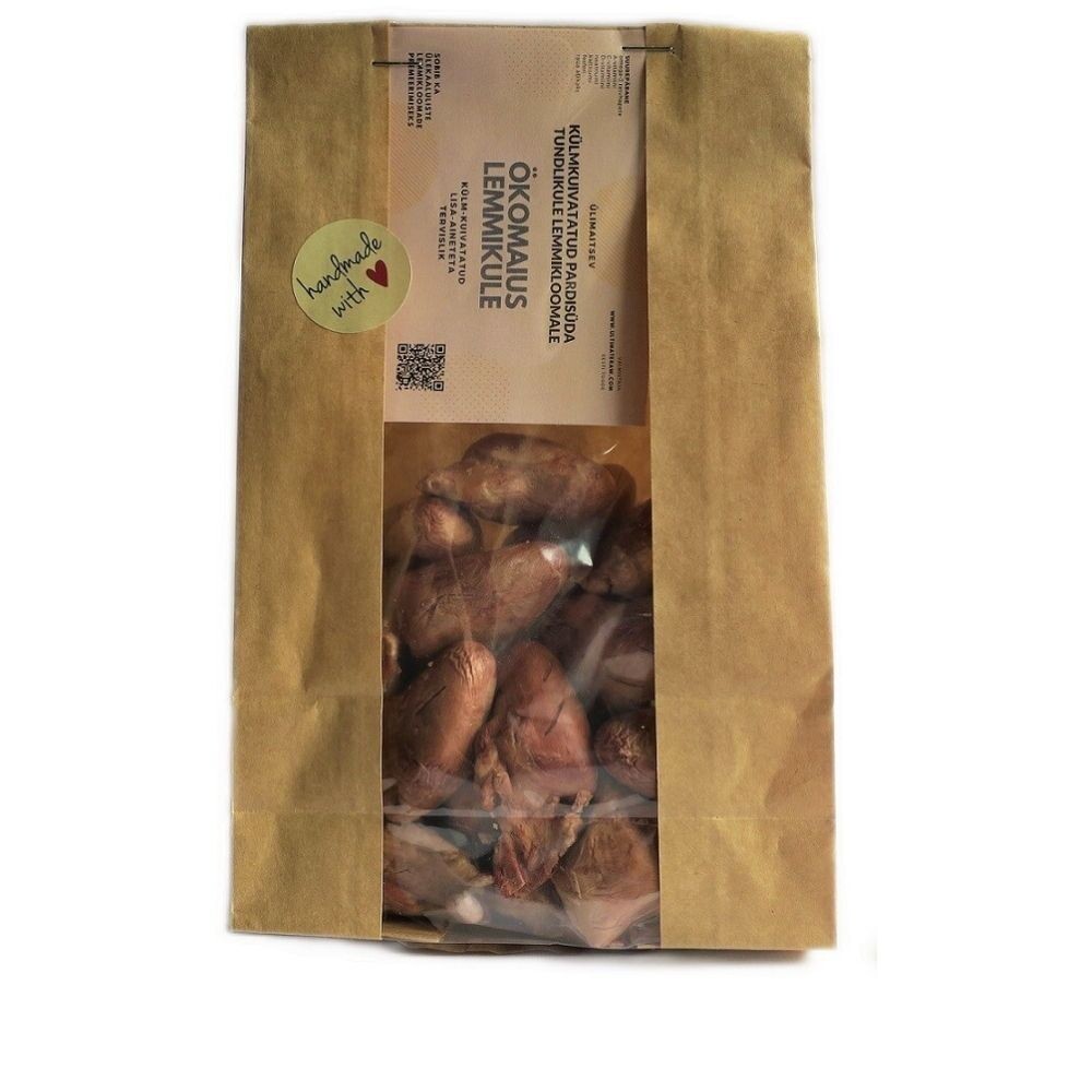 Vähenda oma lemmiku keemilist koormust KÜLMKUIVATATUD PARDISÜDA 100g