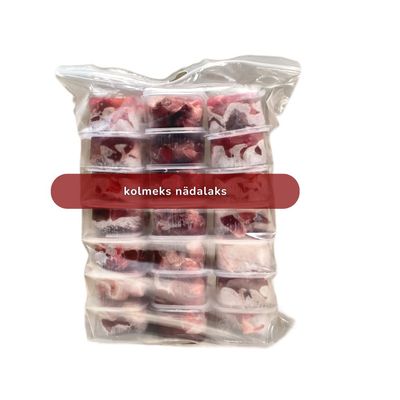 Kasside saagipõhine toortoit  3-nädalane püsikorraldus