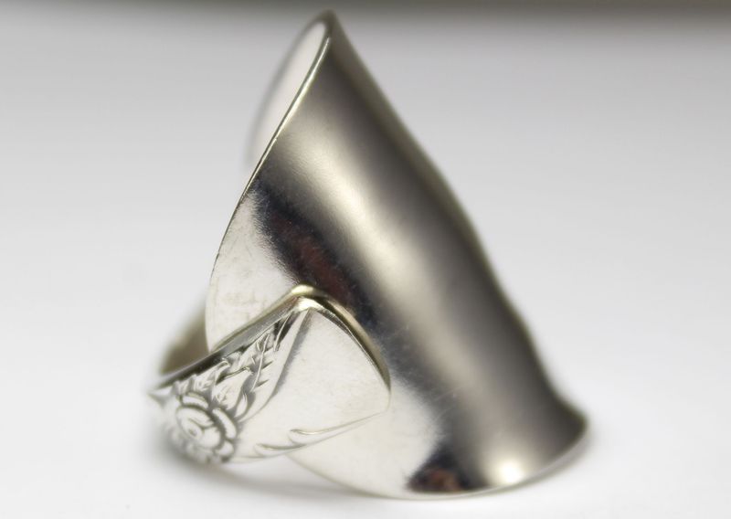 Besteck Schmuck Ring, ca. 64 (20,5) Ring aus Besteck