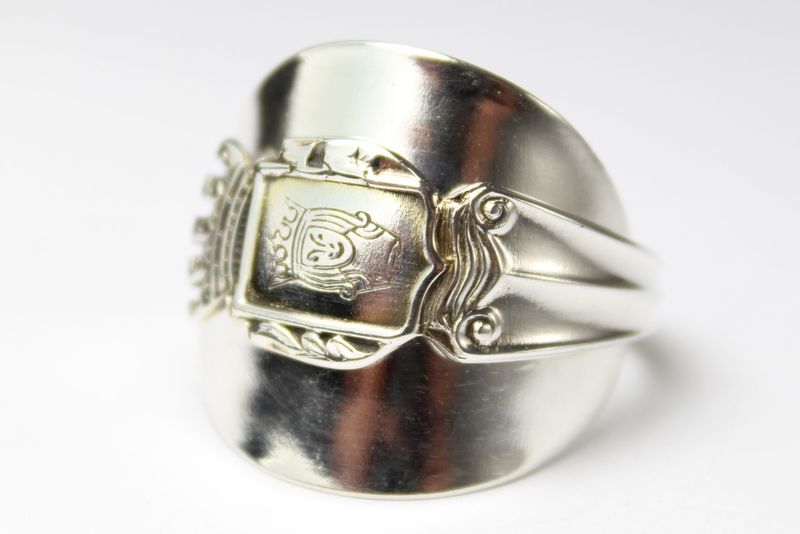 Besteckschmuck Ring, ca. 68 (21,8) Ring aus Besteck
