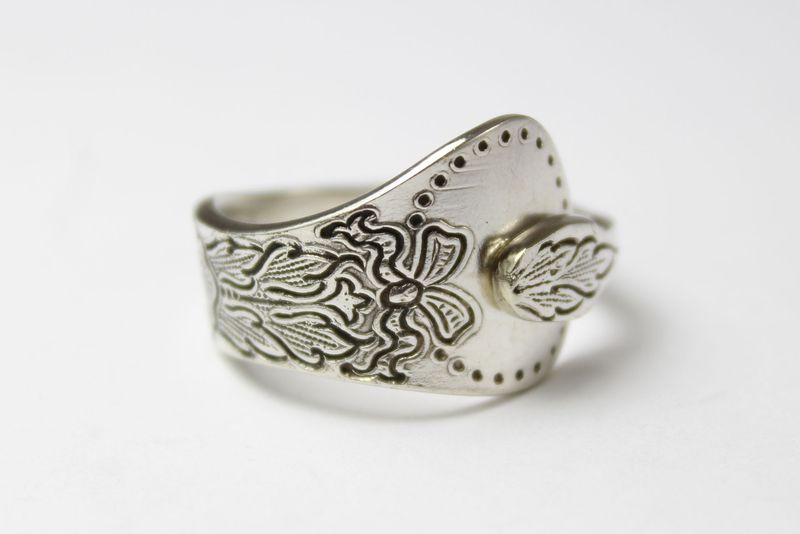 Besteckschmuck Ring, ca. 62 (19,7) Ring aus Besteck
