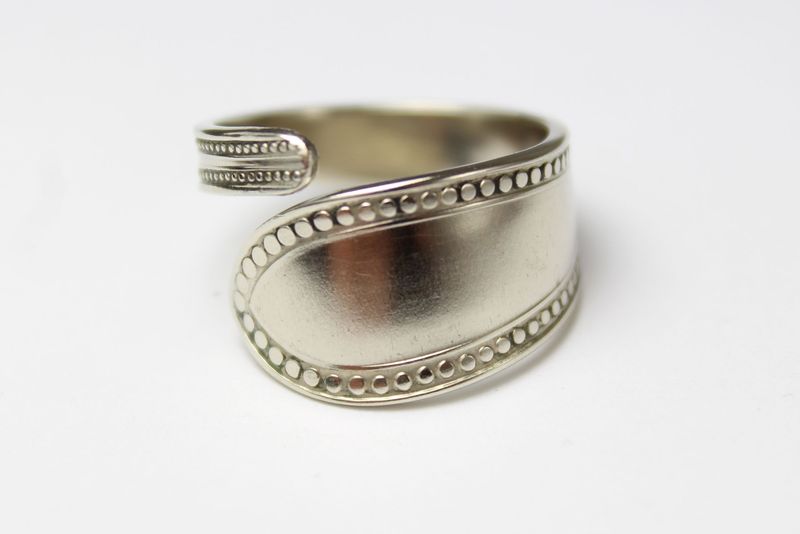 Besteck Schmuck Ring, ca. 57 (18,1) Besteckring