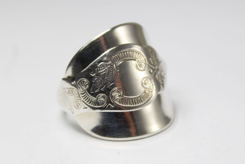 Besteck Schmuck Ring, ca. 70 (22,5) Ring aus Besteck