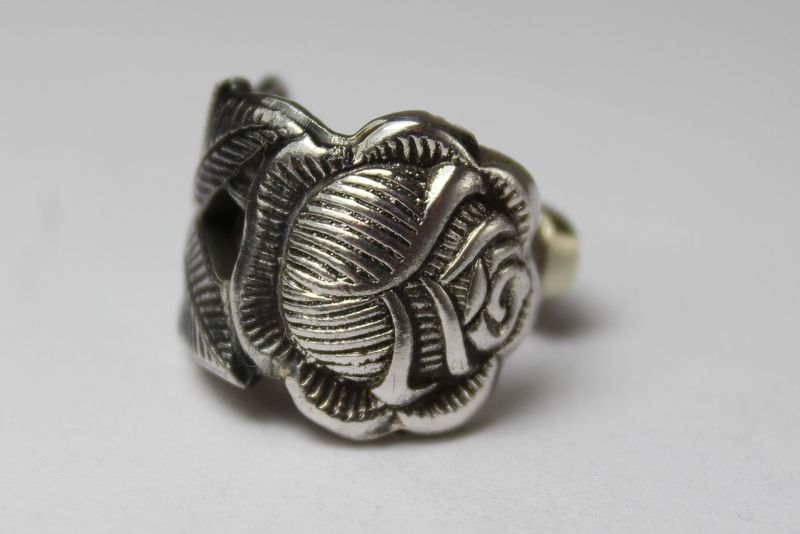 Rosen Besteck Schmuck Ring, ca. 52 (16,5) Ring aus Besteck