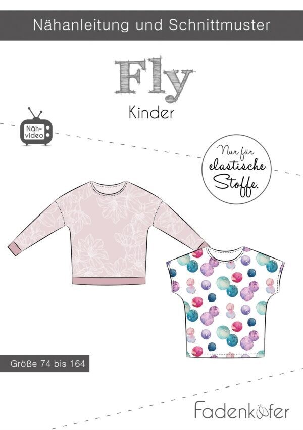Papierschnittmuster Fly von Fadenkäfer