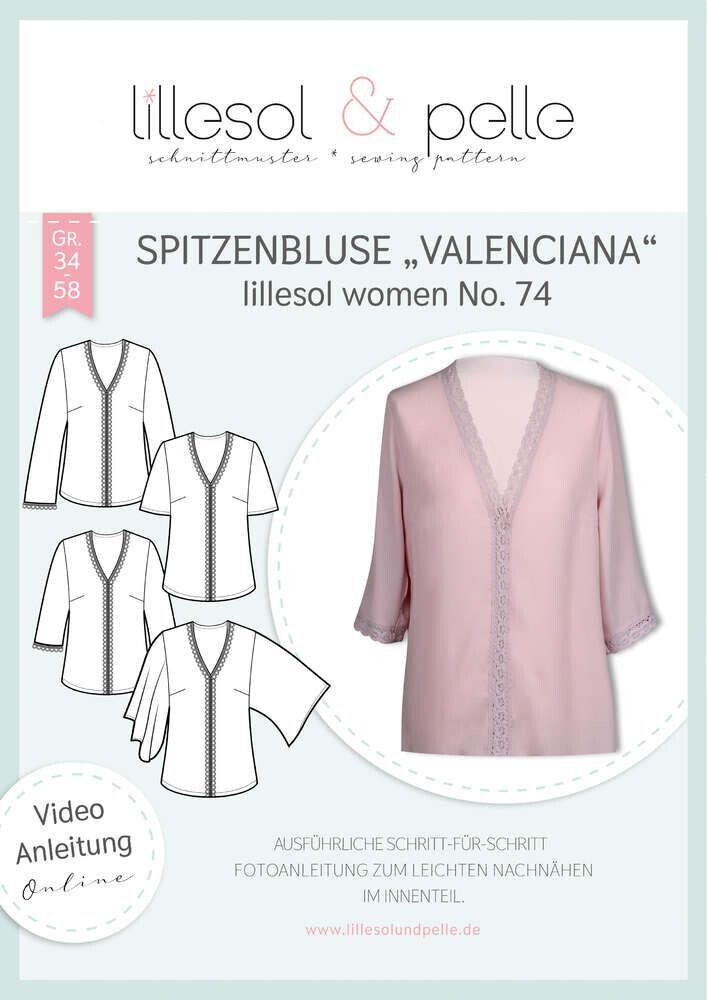 Spitzenbluse Valenciana No. 74