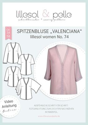 Spitzenbluse Valenciana No. 74