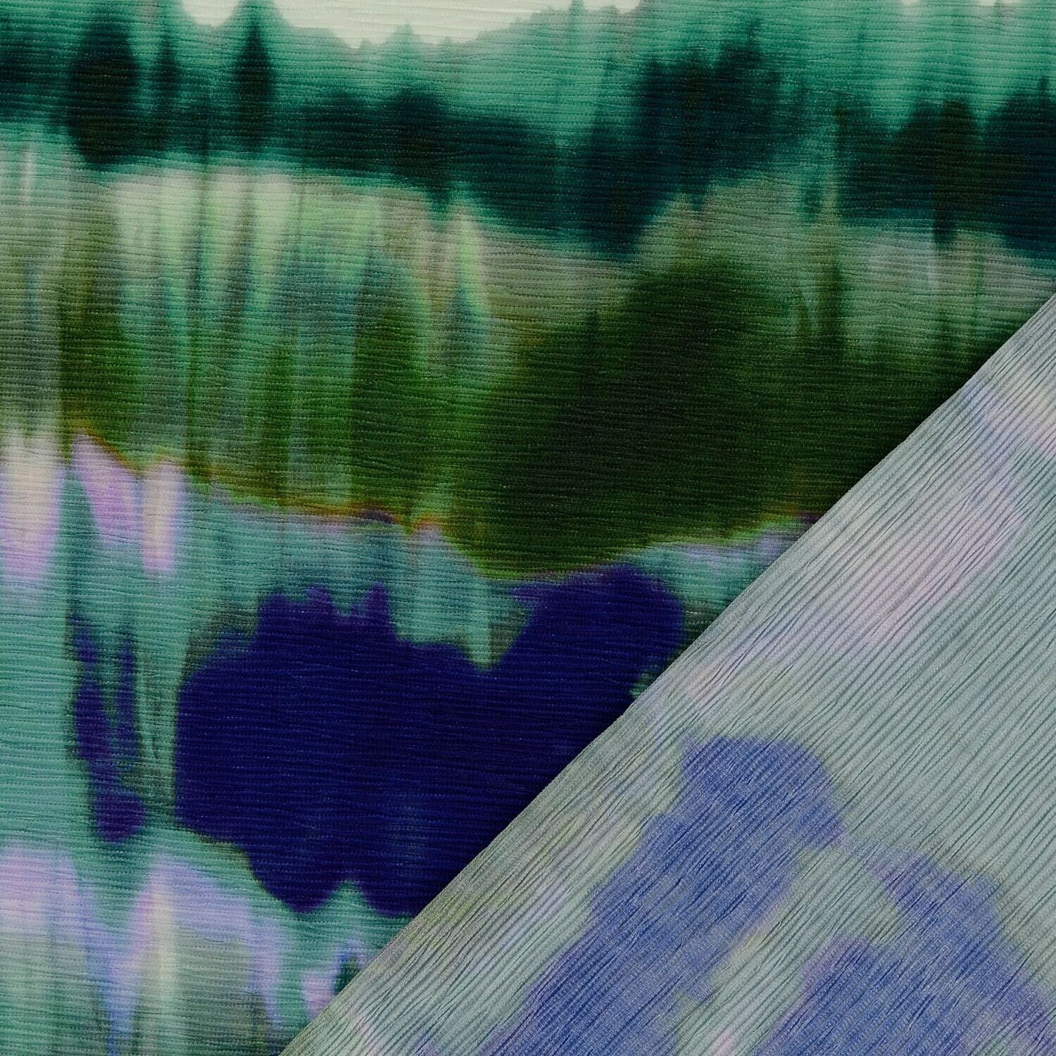 Plissee Farbverlauf