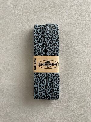 Jersey Schrägband Leoprint
