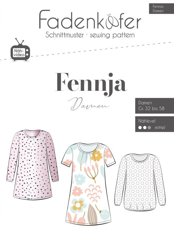 Schnittmuster Fennja Damen