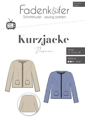 Schnittmuster Kurzjacke Damen