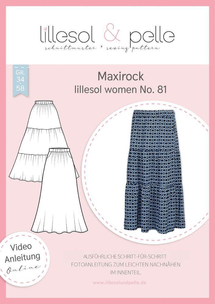 Schnittmuster Maxirock No. 81 Damen Schnittmuster Maxirock No. 81 Damen