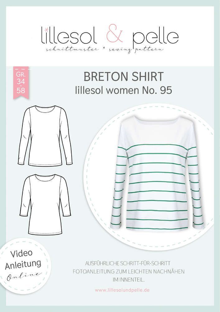 Schnittmuster Shirt Breton No. 95 Damen