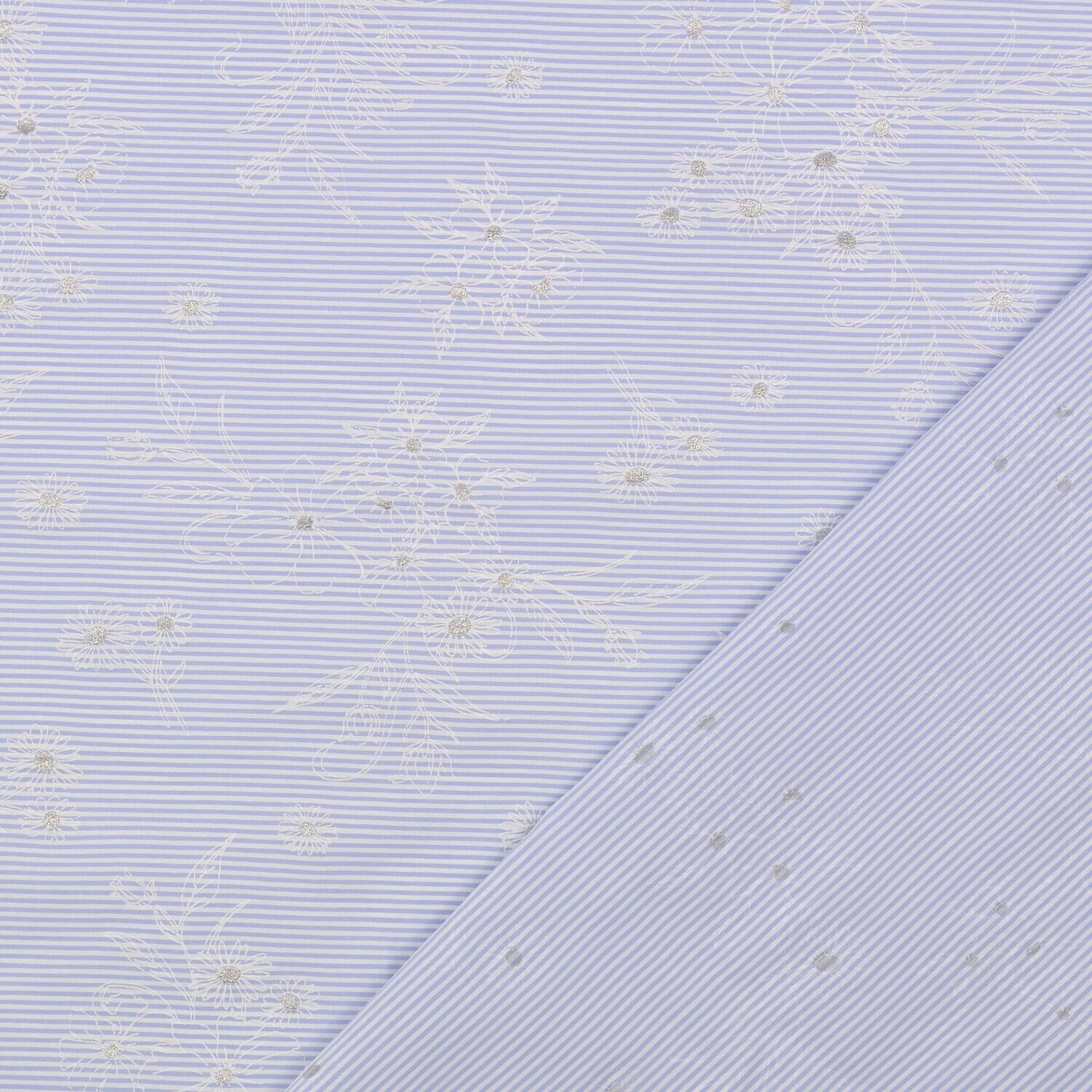 Baumwoll Streifen bedruckt