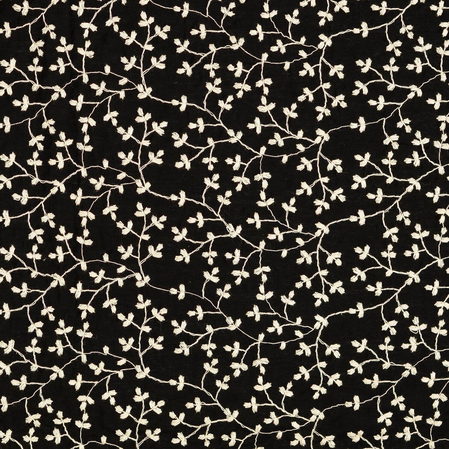 bestickte Viskose floral