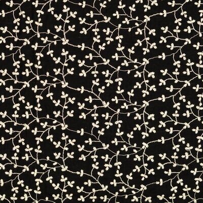 bestickte Viskose floral