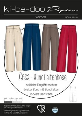 Bundfaltenhose Gesa