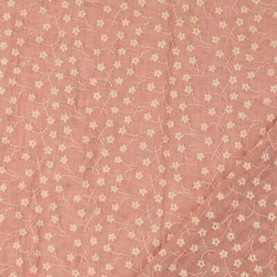 bestickte Blüten Voile