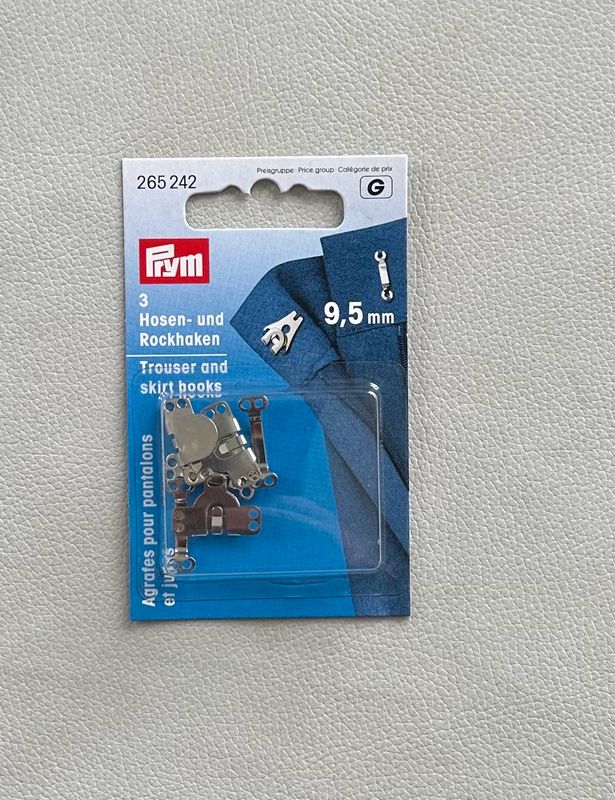 Hosen-/Rockhaken 9,5 mm