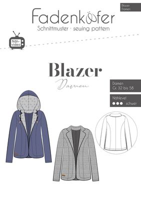 Papierschnittmuster Blazer
