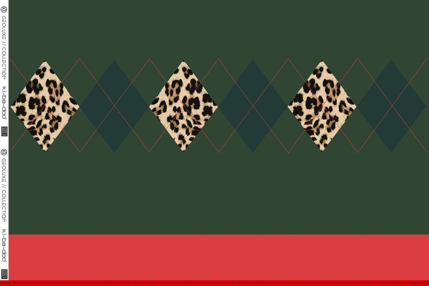 Geoluxe Argyle Panel grün