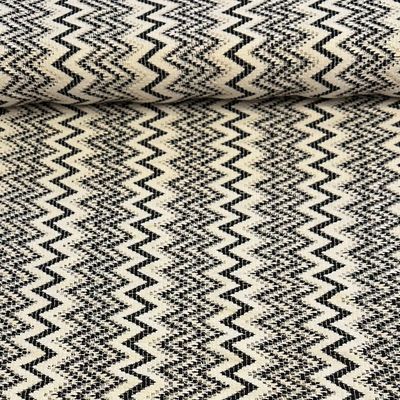 Häkelspitze schwarz/weiß