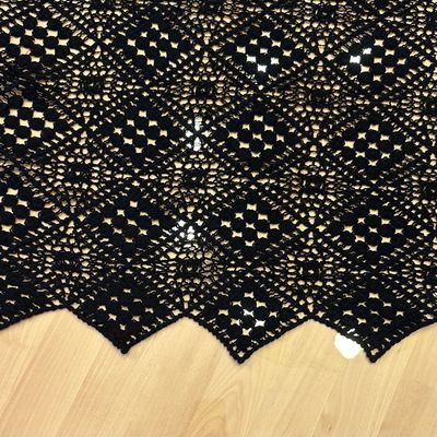 Häkelspitze schwarz