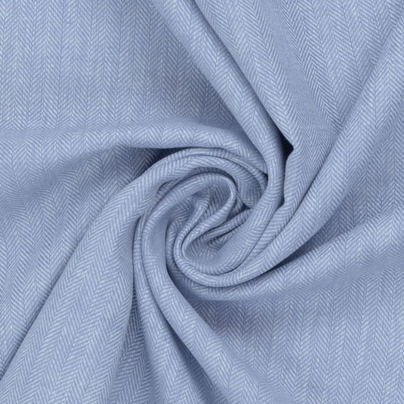 Baumwoll Leinen Fischgrät