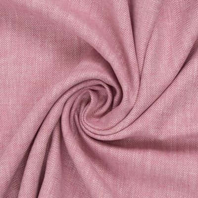 Baumwoll Leinen Fischgrät