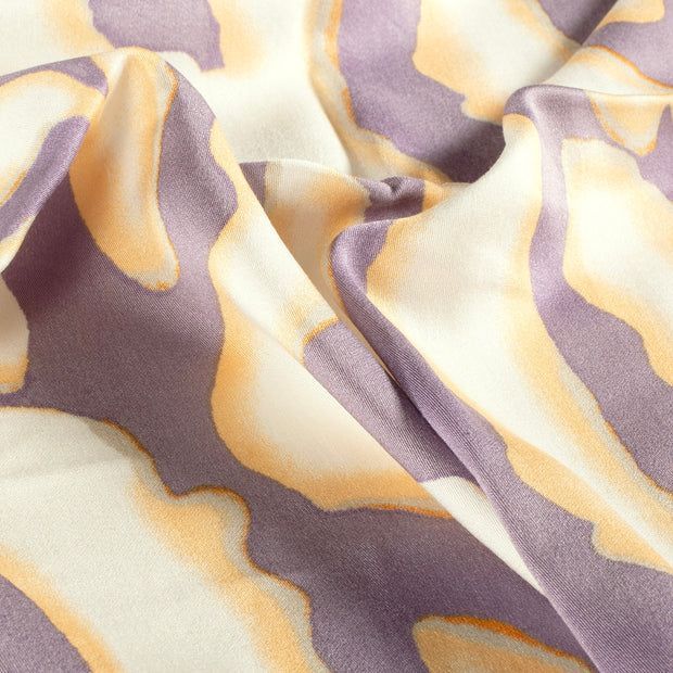 Viskose Satin Wellen