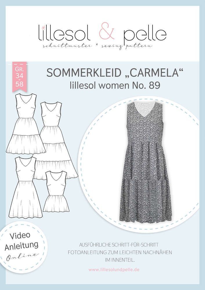 Schnittmuster Sommerkleid Carmela No. 89 Schnittmuster Sommerkleid Carmela No. 89