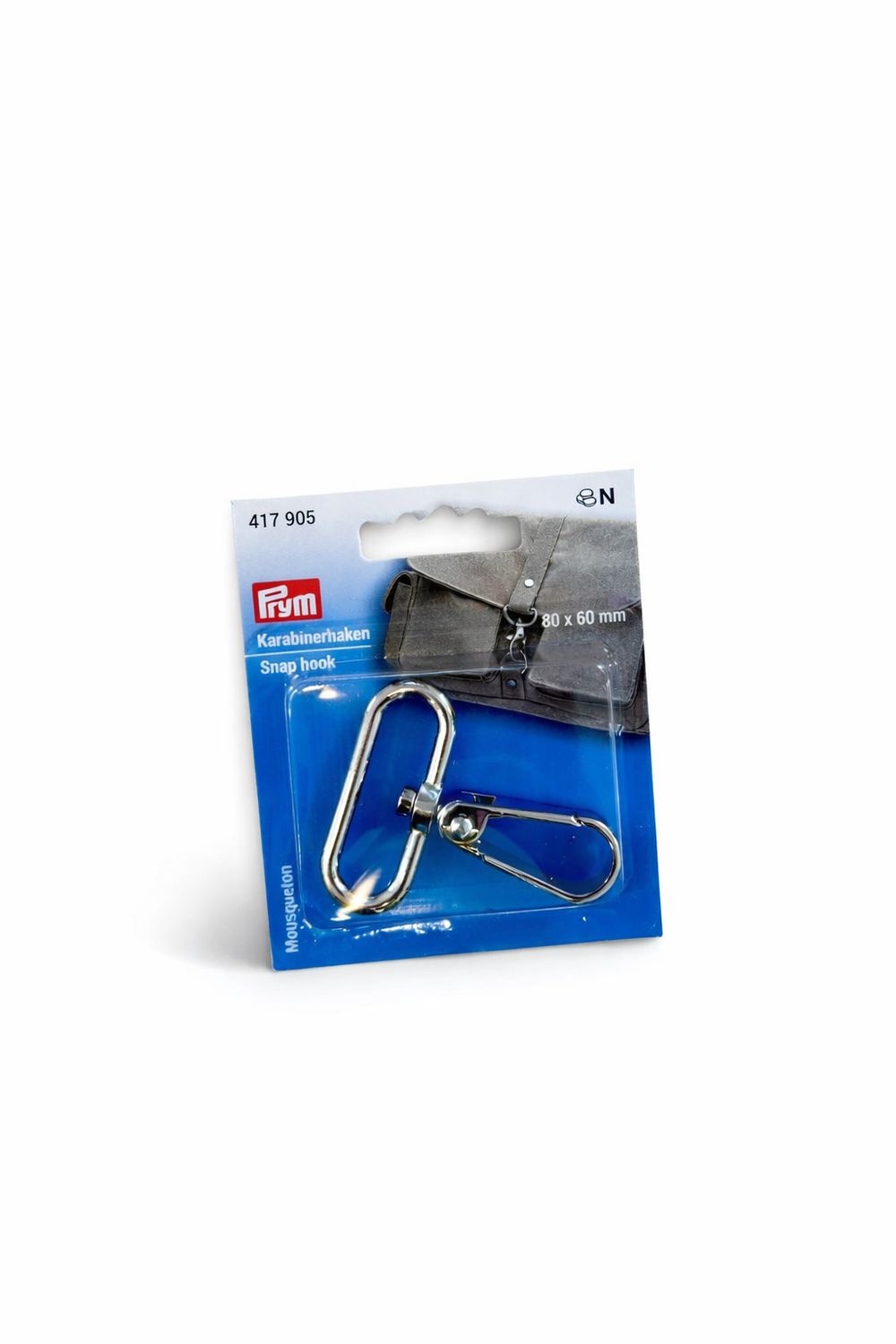 Karabinerhaken silber