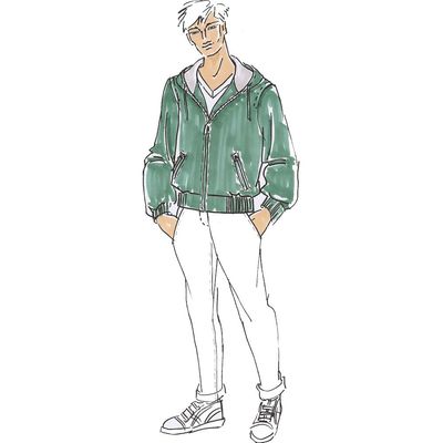 Papierschnittmuster Kapuzenjacke Birk Papierschnittmuster Kapuzenjacke Birk