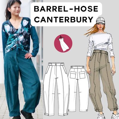 Papierschnittmuster Hose Canterbury Papierschnittmuster Hose Canterbury