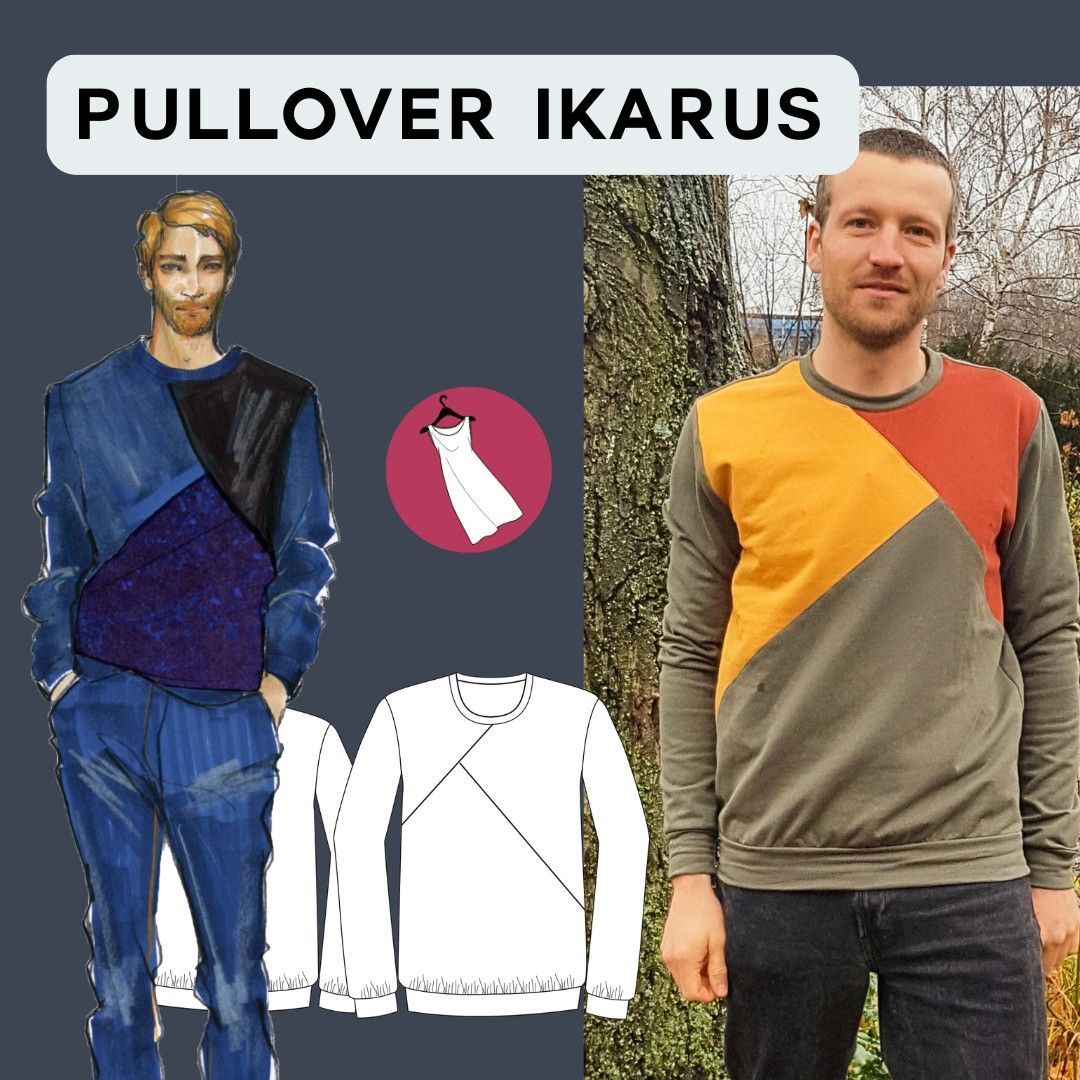 Papierschnittmuster Pulli Ikarus Papierschnittmuster Pulli Ikarus