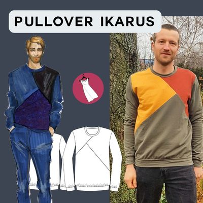 Papierschnittmuster Pulli Ikarus Papierschnittmuster Pulli Ikarus