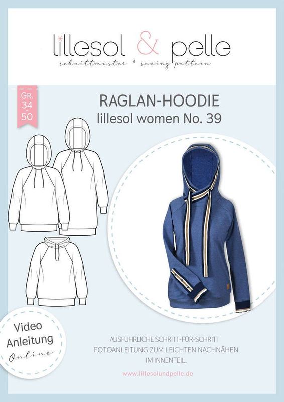 Raglan-Hoodie No. 39 Damen Raglan-Hoodie No. 39 Damen