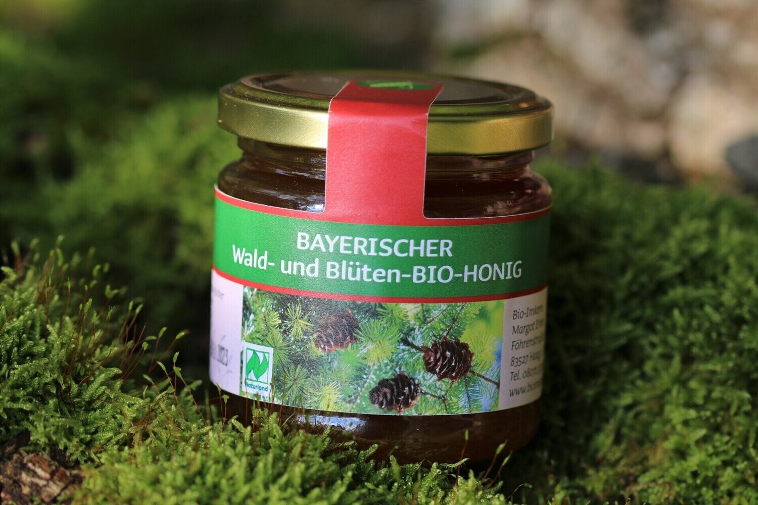 Naturland Bio-Wald-und Blütenhonig 250 g - Neue Ernte 2022 ist da!